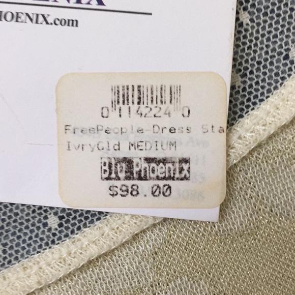 Free people metallic floral dress - Picture 5 of 7